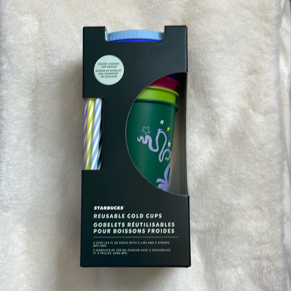 ❌❌SOLD❌❌Starbucks Reusable Cold Cups